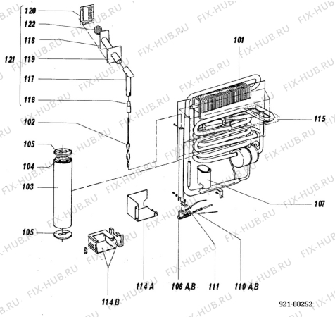 Взрыв-схема холодильника Unknown RM300R - Схема узла C20 Cold, User manual E